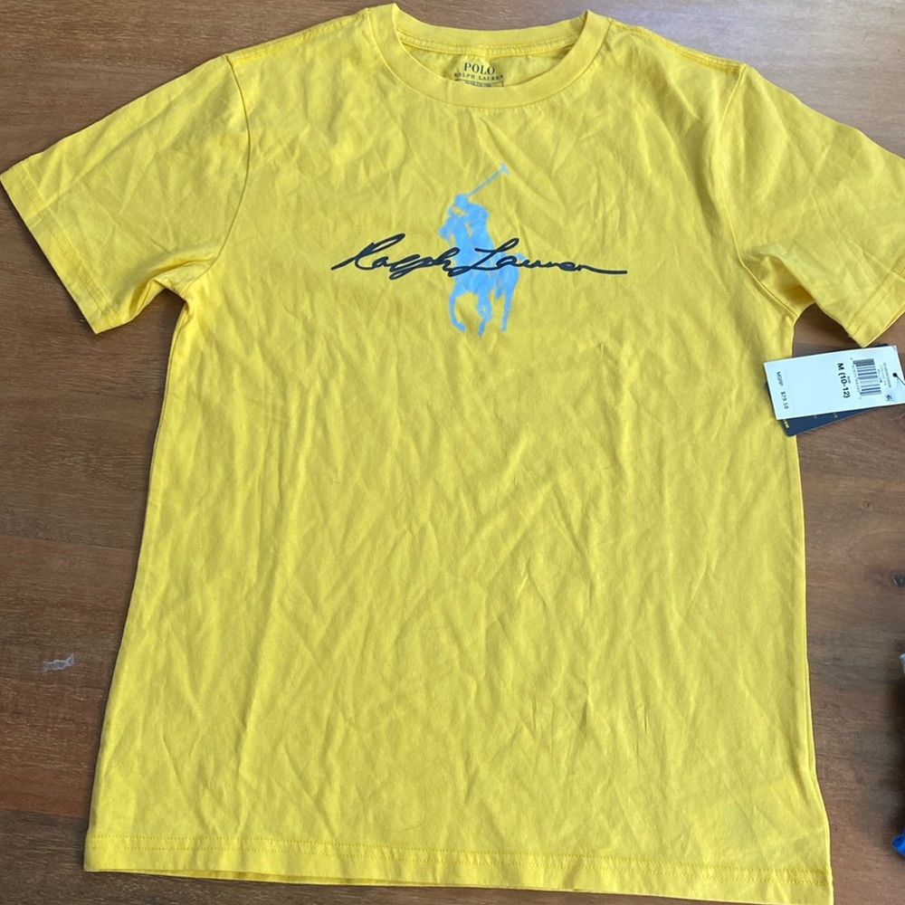 Polo Ralph Lauren 10/12 New yellow T-shirt